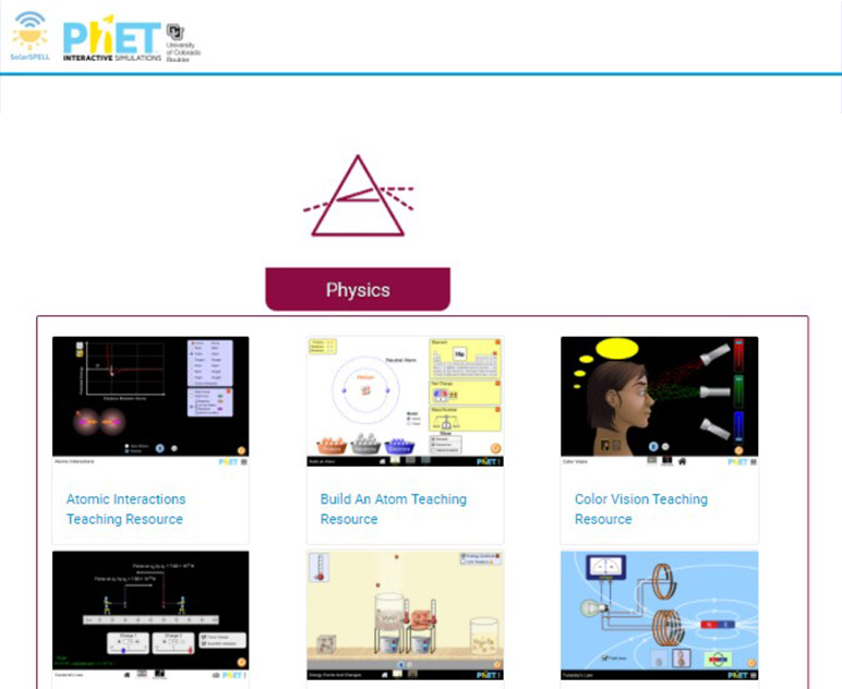 PhET website now