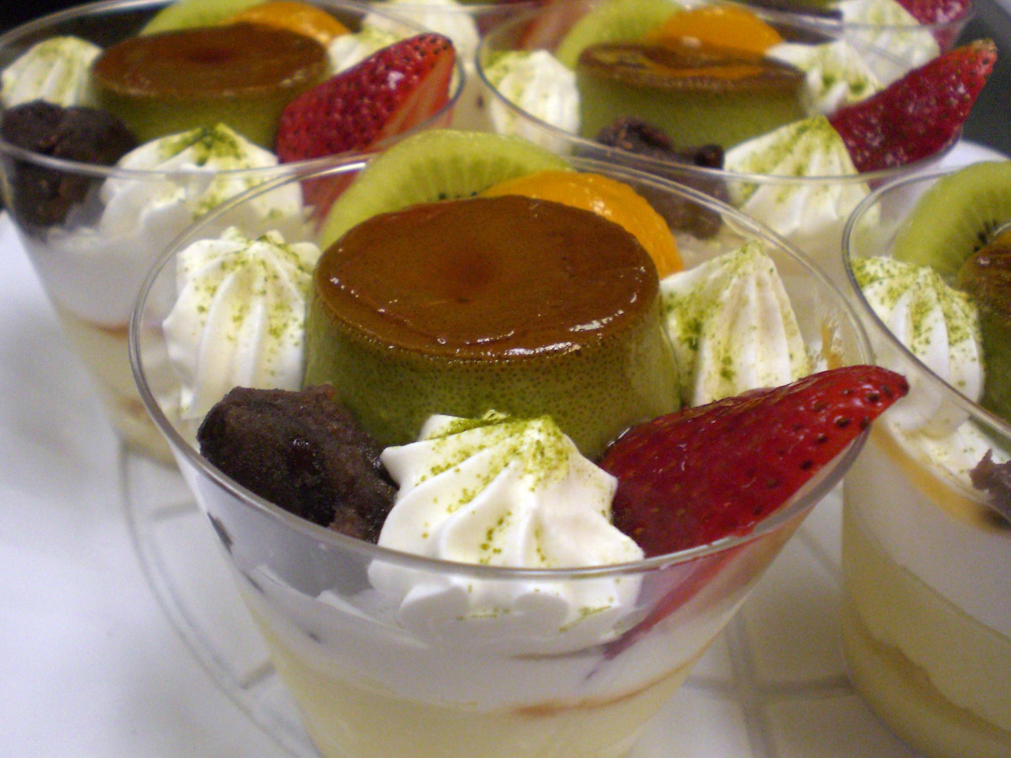 Green Tea Flan